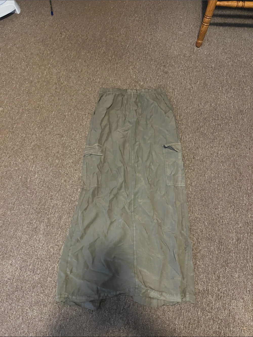 Thread & Supply Olive Green Maxi Skirt